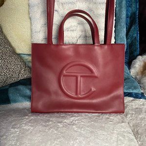 Medium Oxblood Authentic Telfar Bag